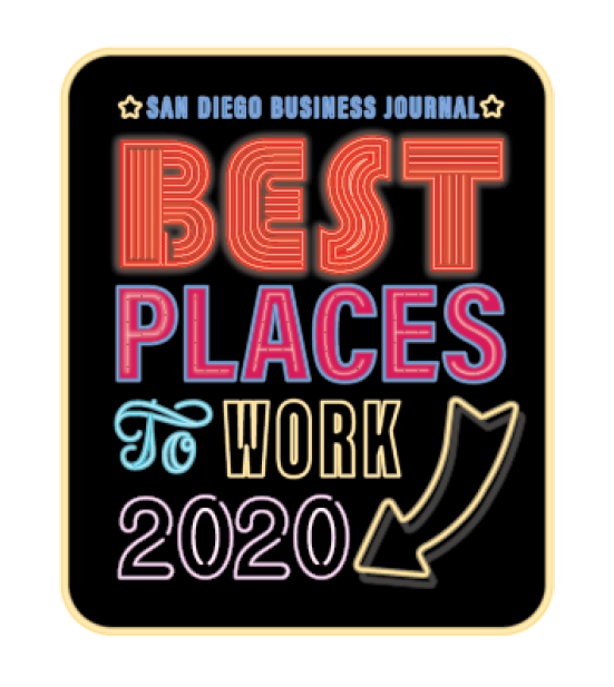 Award: Best Places to Work 2020 : San Diego Business Journal
